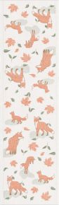 Ekelund animals pay dance table runner (oeko-tex) 35x120 cm orange