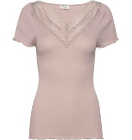 Rosemunde Copenhagen Ladies T-shirt V-neck silk 100009 Benita