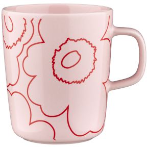 Marimekko Unikko Piirto Oiva cup / mug 0.25 l pink, red