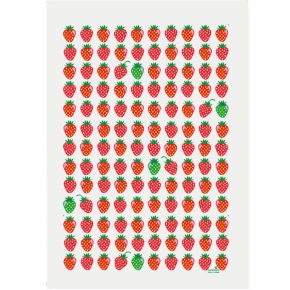 Anneko Design tea towel strawberries 50x70 cm red, green, white