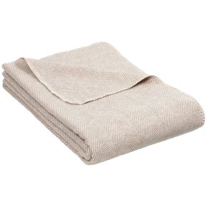 Riema Finn cotton blanket (organic cotton) 140x200 cm herringbone