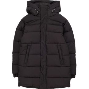 Makia Clothing Men puffer jacket with adjustable hood black Miles