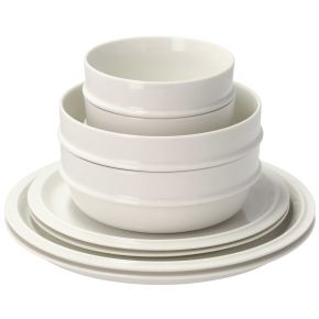 Zone Denmark Eau tableware set 8 pcs cream for 2 persons