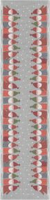 Ekelund Christmas / Winter Tomtemöte table runner (oeko-tex) 35x80 cm multicolored