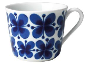Rörstrand Mon Amie mug 0.14 l white, dark blue