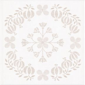 Ekelund Tradition Elegans tablecloth (oeko-tex) 80x80 cm beige