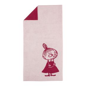 Moomin by Arabia Moomins Little My shower towel 70x140 cm (oeko-tex) pink, dark cherry