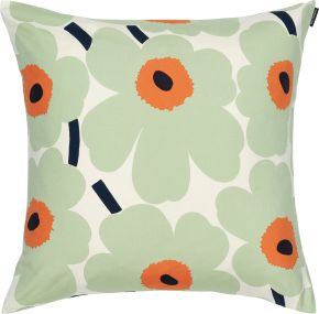 Marimekko Unikko cushion cover 50x50 cm (eco-tex) natural, sage, warm orange