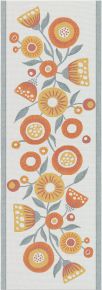 Ekeklund Autumn Sunflower table runner (oeko-tex) 35x100 cm white, yellow, orange, grey