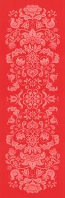 Ekelund Christmas / Winter Snow Red table runner (oeko-tex) 50x150 cm red