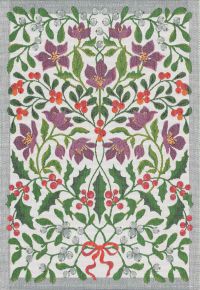 Ekelund Christmas / Winter Mistletoe Fist Table Runner (oeko-tex) 35x120 cm multicolored