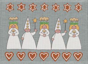 Ekelund Christmas / Winter Lucia morning placemat (oeko-tex) 35x48 cm multicolored