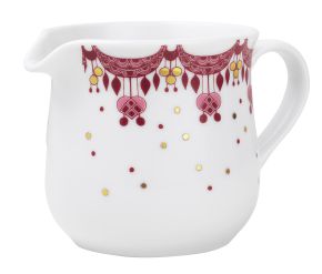 Bjørn Wiinblad Christmas Guirlande jug 0.5 l red, white