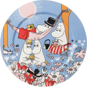 Moomin by Arabia Family Time plate Ø 30 cm blue, multicolored