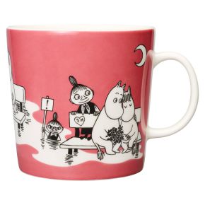 Moomin by Arabia Moomins cup / mug 0.4 l rose, cream, black