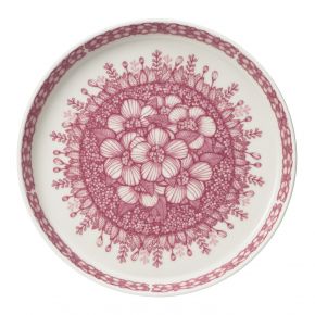 Arabia Huvila plate Ø 19 cm pink, cream