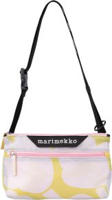 Marimekko Unikko Neat Crossbody shoulder bag 17x32x7 cm yellow, light lilac
