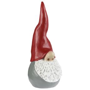 Nääsgränsgården Tomte high hat height 26 cm grey, red