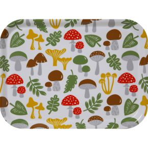 Bengt & Lotta Mushroom tray 20x27 cm multicolored