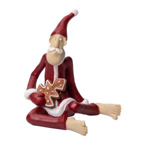 Nääsgränsgården Santa Claus Ove with gingerbread height 7.1 cm red