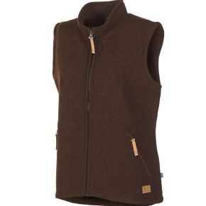 Ivanhoe of Sweden Ladies Woollen vest (undyed) Full Zip NLS Coco