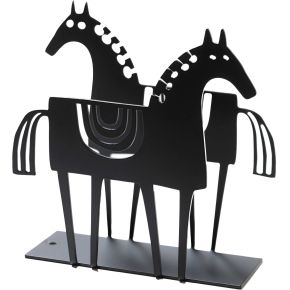 Bengt & Lotta Horse paper napkin holder height 13 cm length 13 cm black