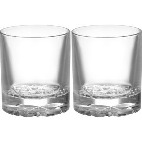 Orrefors Carat Old Fashioned glass 21 cl clear 2 pcs