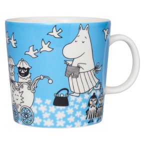 Moomin by Arabia Moomins Peace cup / mug 0.4 l blau, cream, black