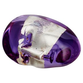 Kosta Boda Artist Collection Brains All is well height 7.5 cm width 5.5 cm length 4.5 cm violet, sil