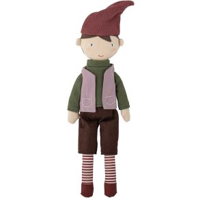 Bloomingville elf boy height 40 cm green, linen Jingle