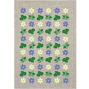 Anneko Design tea towel Sippa 50x70 cm white, blue, green, natural