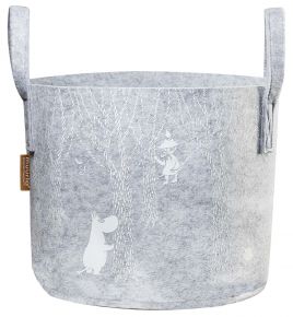 Muurla Moomins in the forest recycled PET storage basket height 31 cm Ø 35 cm