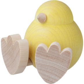 Aarikka Easter chicken Tipi-Tii sitting height 6.2 cm yellow