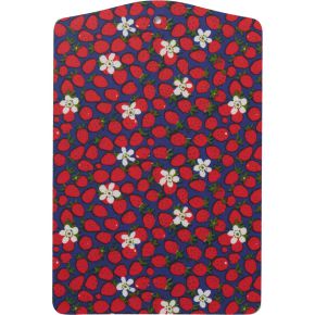 Klippan Smultronblom cutting board / serving board 20x30 cm red, multicolored