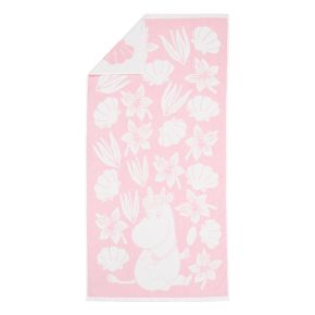 Moomin by Arabia Moomins Snorkmaiden Seashells shower towel 70x140 cm (oeko-tex) pink, cream