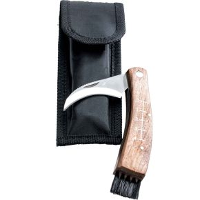 Sagaform mushroom knife length 15 cm with wooden handle and bag