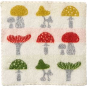 Klippan Mushroom wool seat pad 43x43 cm multicolored (oeko-tex)