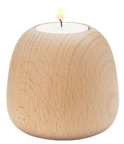 Stelton Ora candlestick / votive beech height 8 cm