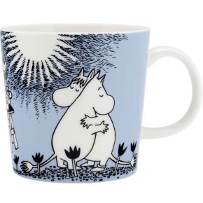 Moomin by Arabia Love cup / mug 0.3 l blue, cream