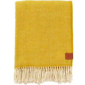 Klippan Hugo merino woollen throw 130x200 cm with recycled wool