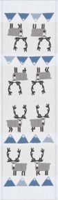 Ekelund Animals Norway Table Runner (oeko-tex) 35x120 cm blue