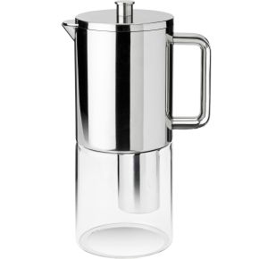 Stelton Brus water filter 1.6 l clear, steel