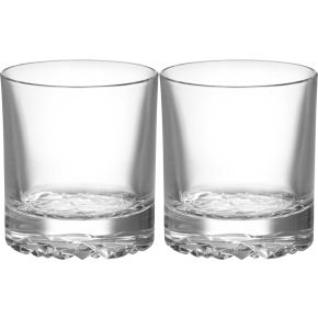 Orrefors Carat Double Old Fashioned glass 28 cl clear 2 pcs