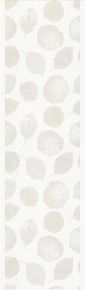 Ekeklund Spring Leaf Vein table runner (oeko-tex) 35x120 cm light grey