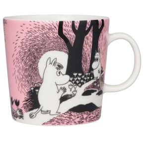 Moomin by Arabia Moomins Love cup / mug 0.4 l pink, cream, black