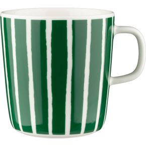 Marimekko Piccolo Oiva cup / mug 0.4 l cream, green