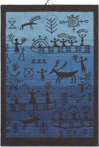 Ekelund Sweden east side tea towel (oeko-tex) 35x50 cm blue