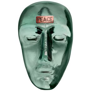 Kosta Boda Artist Collection Companion Peace height 9.3 cm width 4.5 cm length 5.7 cm green