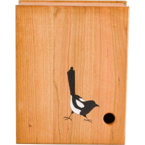 Wildlife Garden key box magpie height 25 cm, width 19.7 cm, depth 7.3 cm