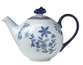 Rörstrand Ostindia teapot 1.2 l grey, grey blue, brown